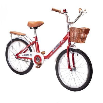Bicicleta infantil de paseo zeus bike aro 20 rojo