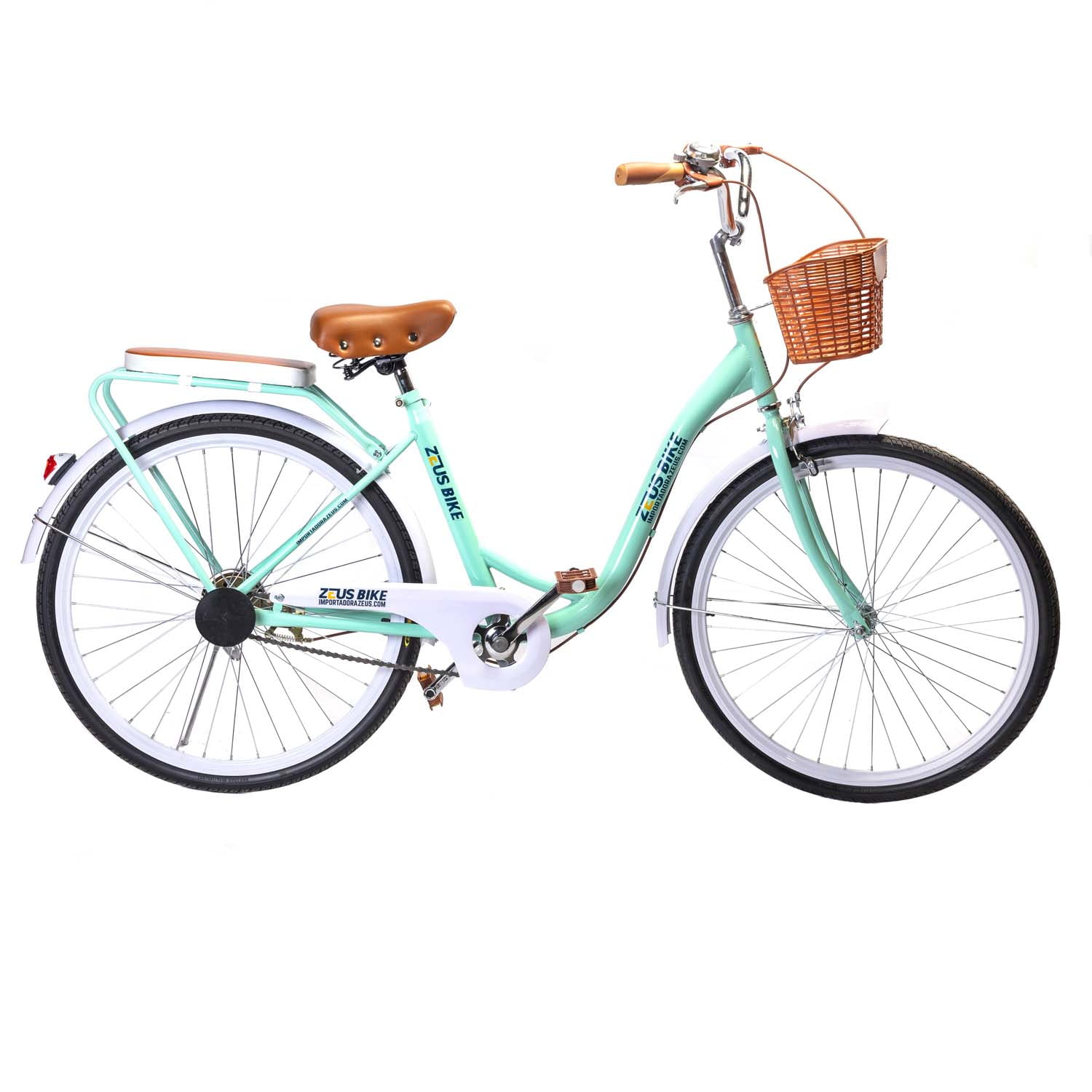 Bicicleta de Paseo Mujer Vintage aro 26 Verde - Importadora Zeus